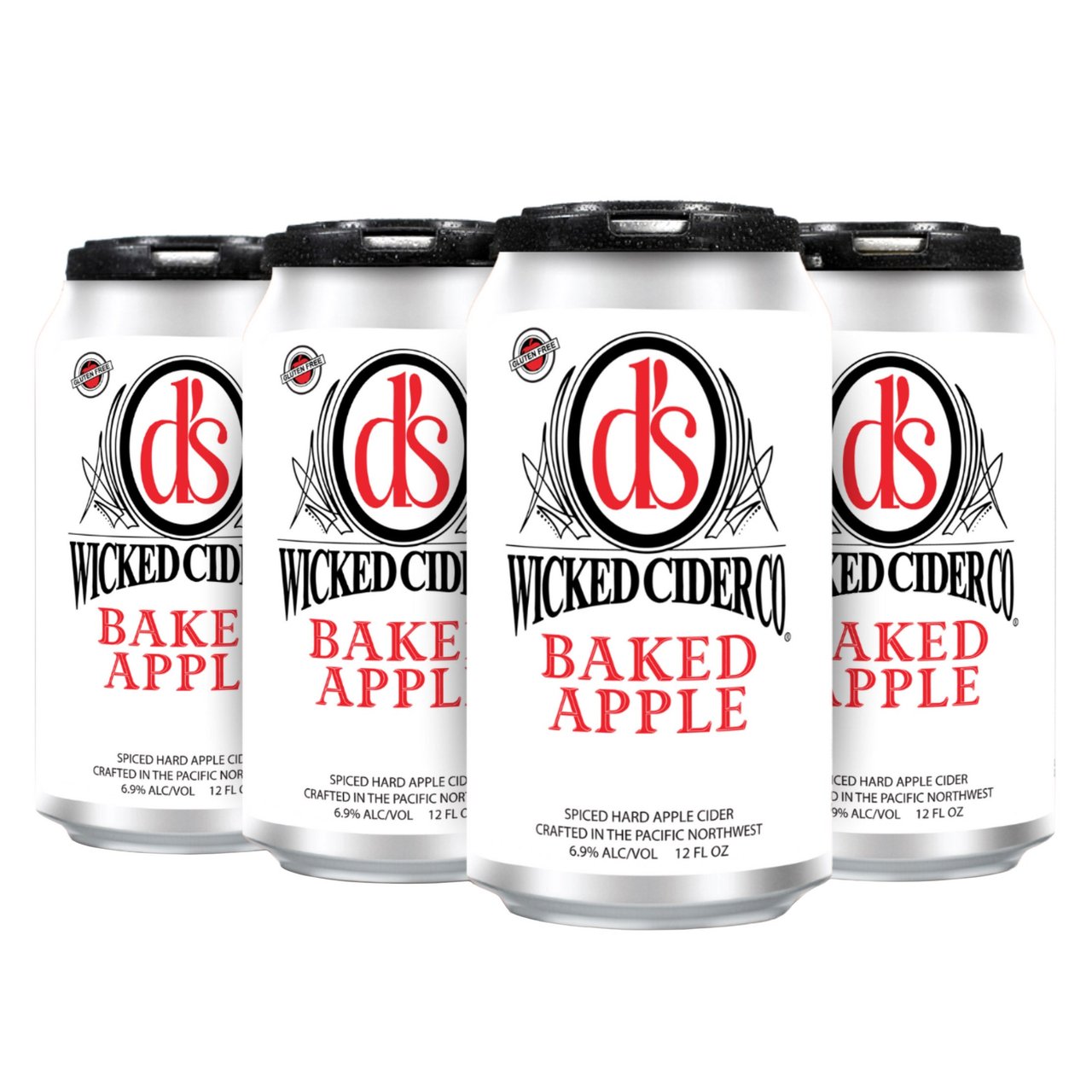 D's Wicked Cider Baked Apple, Ellensburg WA, 6/12 OZ