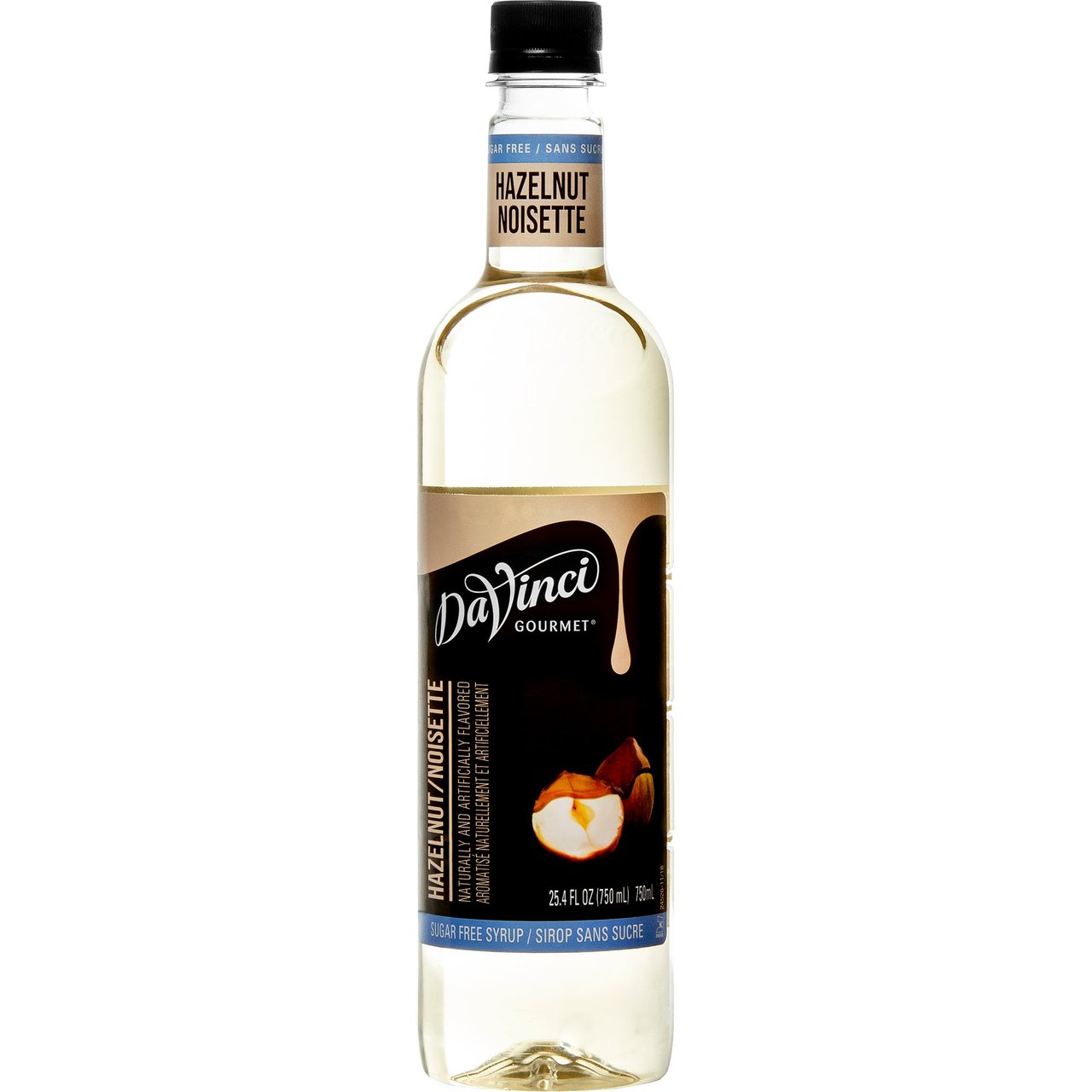 DaVinci Gourmet Sugar Free Hazelnut Syrup, 25.4 fl oz - Image 1