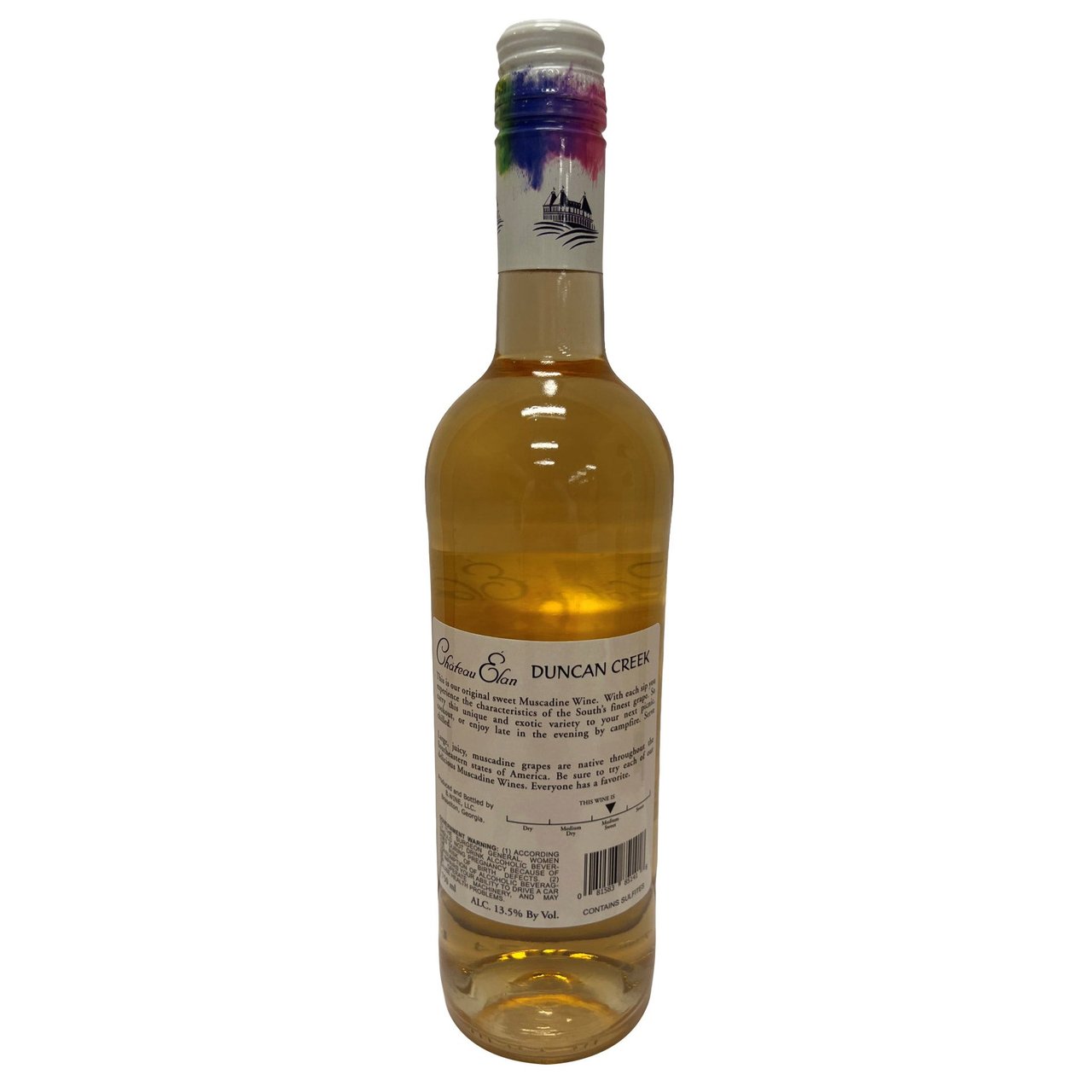 Chateau Elan Duncan Creek Muscadine White Georgia 750 ML