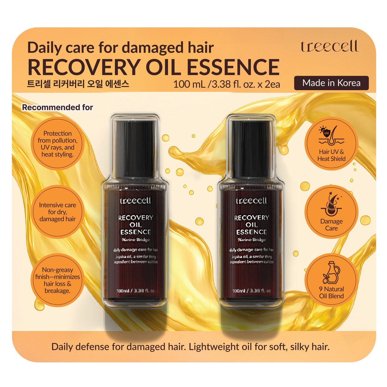 TreeCell Recovery Oil Essence 2x3.38 fl oz