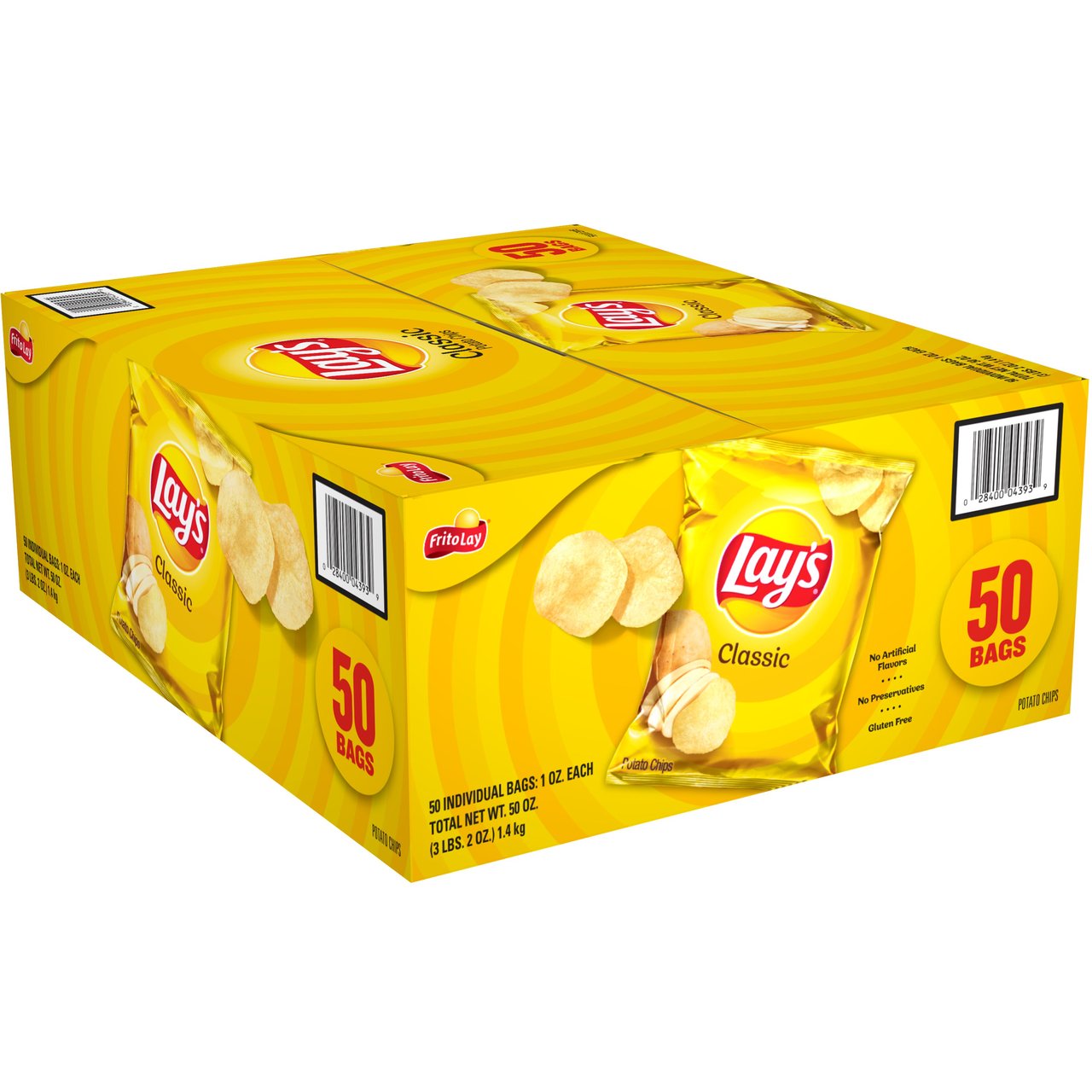 Lay's Classic Potato Chips, 50 CT/1 oz - Image 1