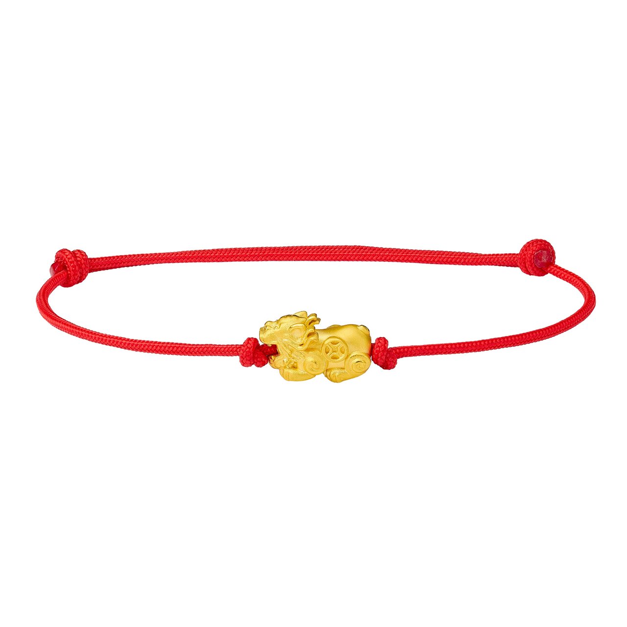 24KT Yellow Gold Dragon Bracelet 8" Approx. 3.68 Grams - Image 1