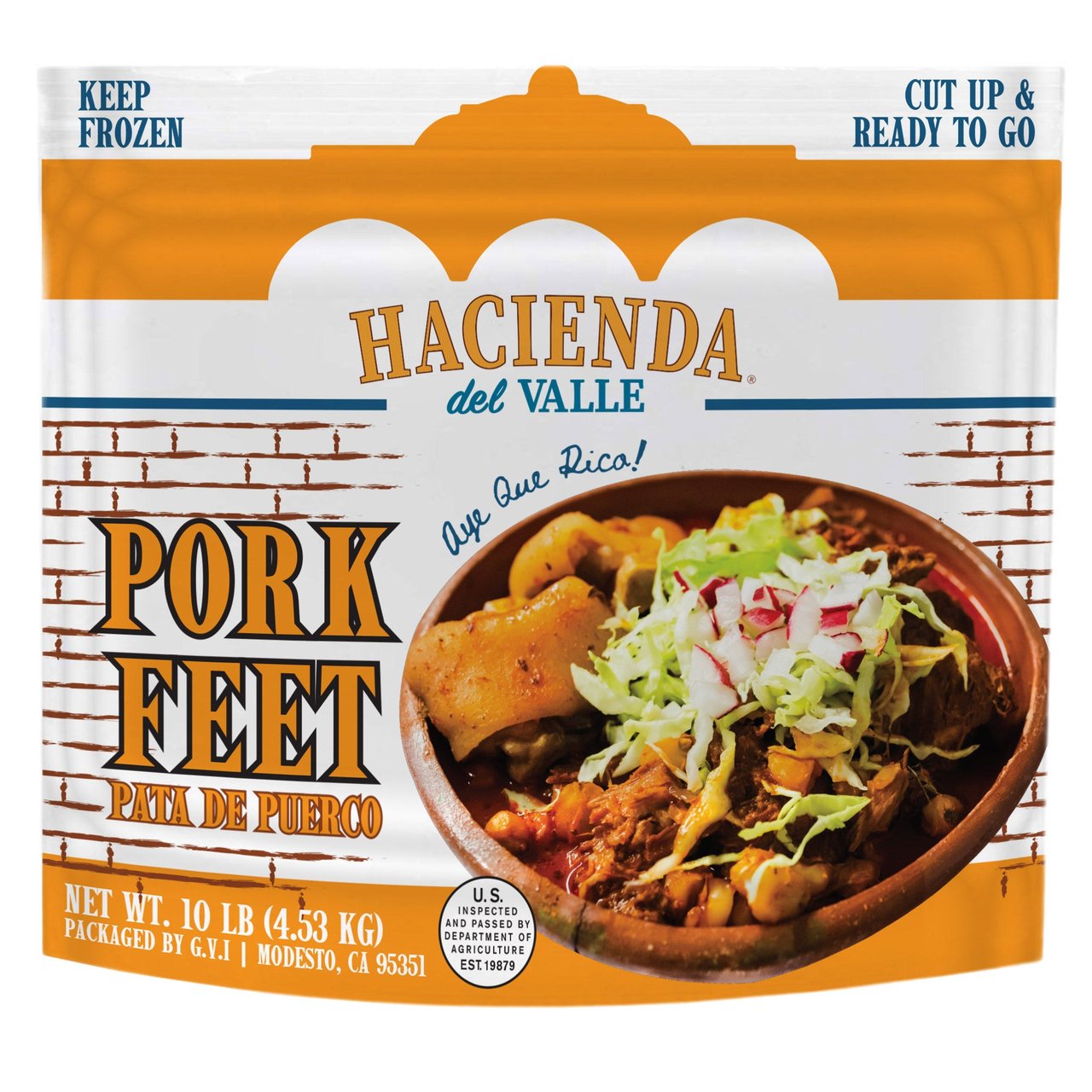 Hacienda Pork Feet 10 Pounds - Image 1