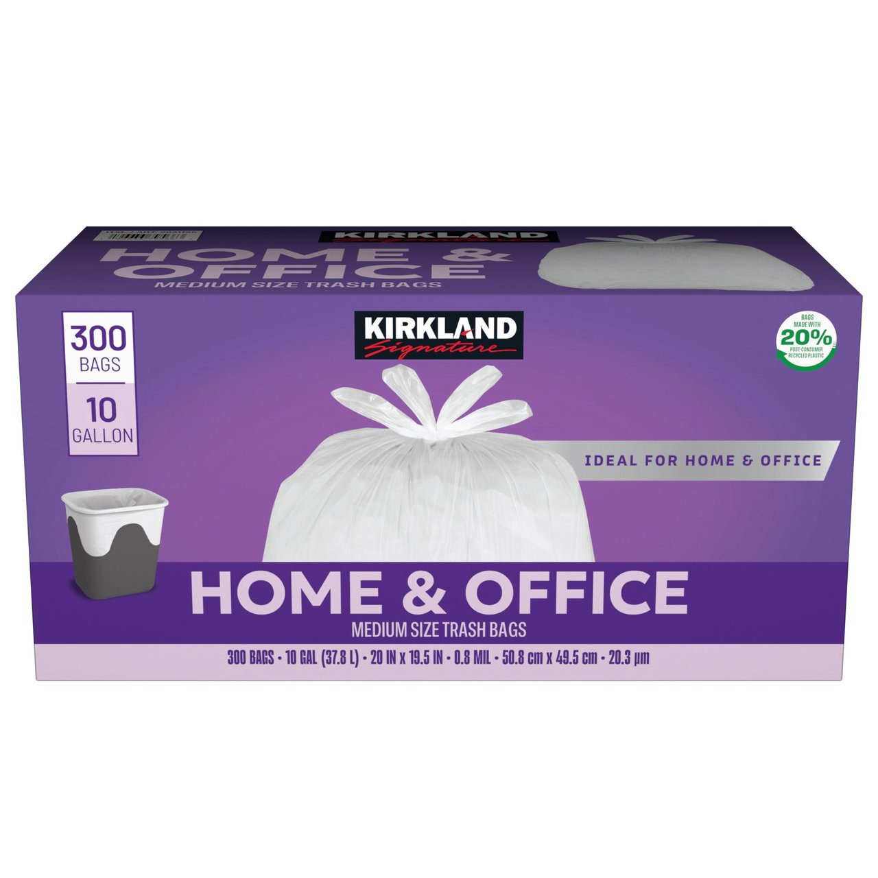 KIRKLAND SIGNATURE HOME & OFFICE 10 GAL/300 CT - Image 1