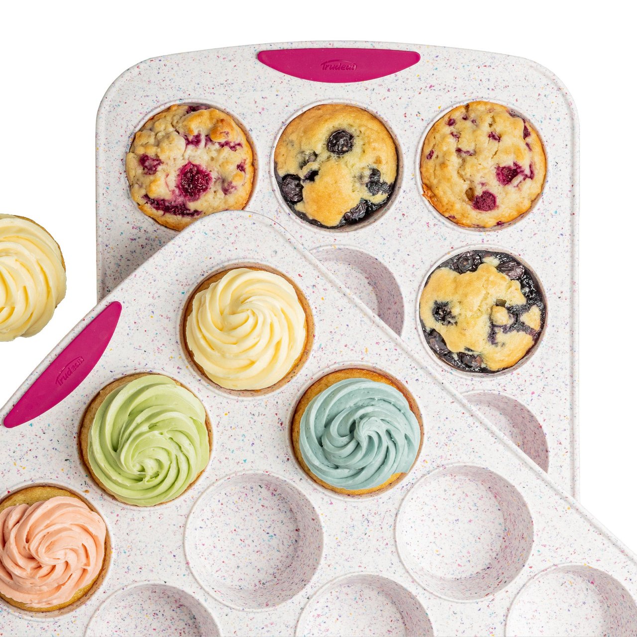 TRUDEAU CUPCAKE PANS 2 PACK - Image 1