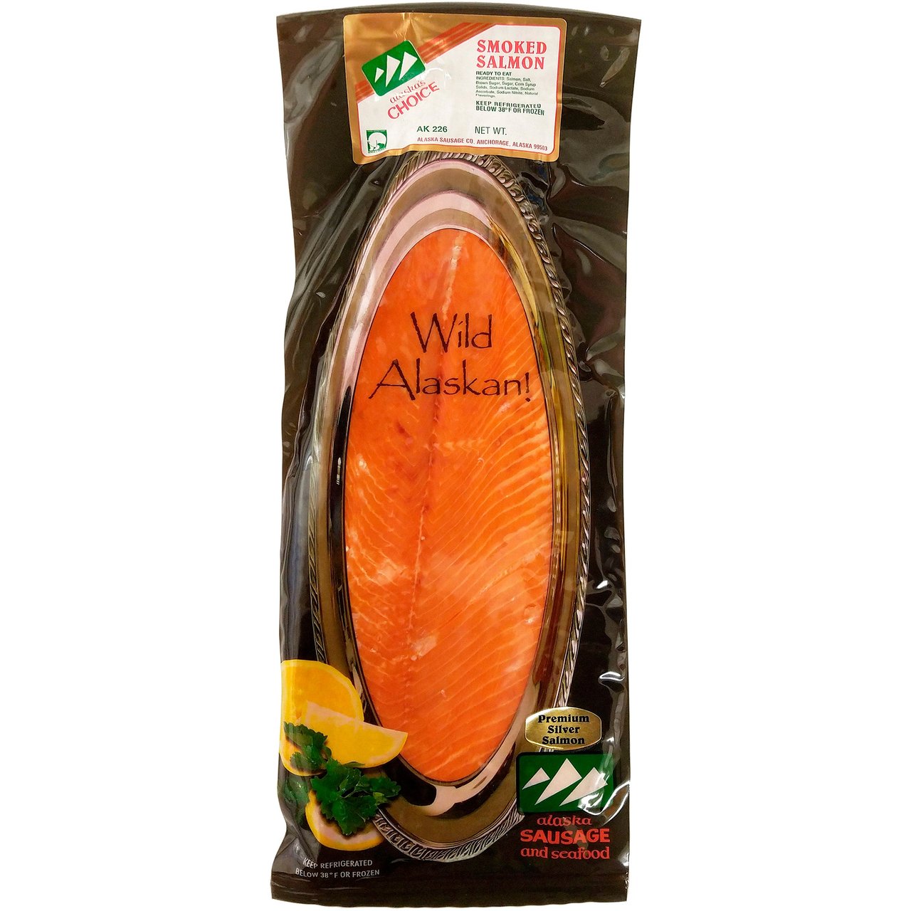 Alaska Sausage Co. Kippered Silver Salmon, Price Per Pound - Image 1