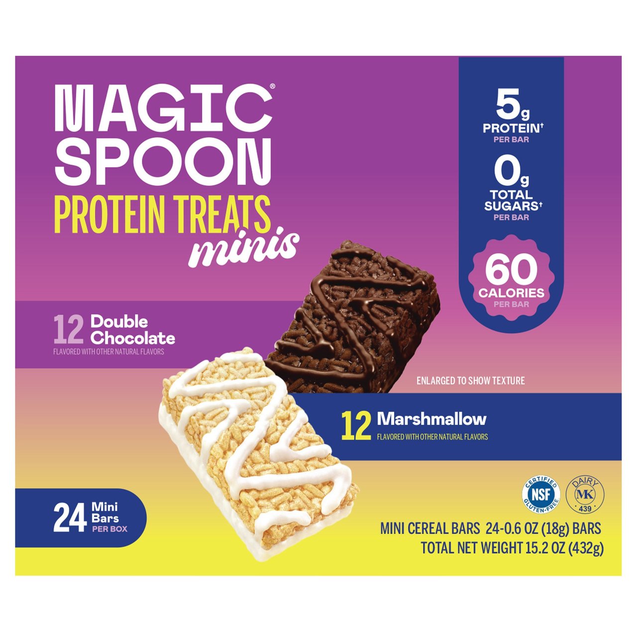 Magic Spoon Protein Bar Minis, 24 Bars, 0.6 Ounces Each - Image 1