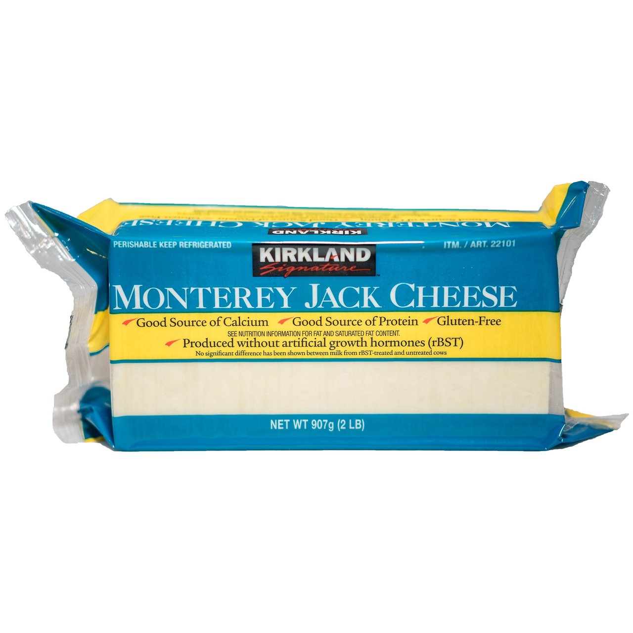 Kirkland Signature Monterey Jack Cheese, 2 Pounds - Image 1