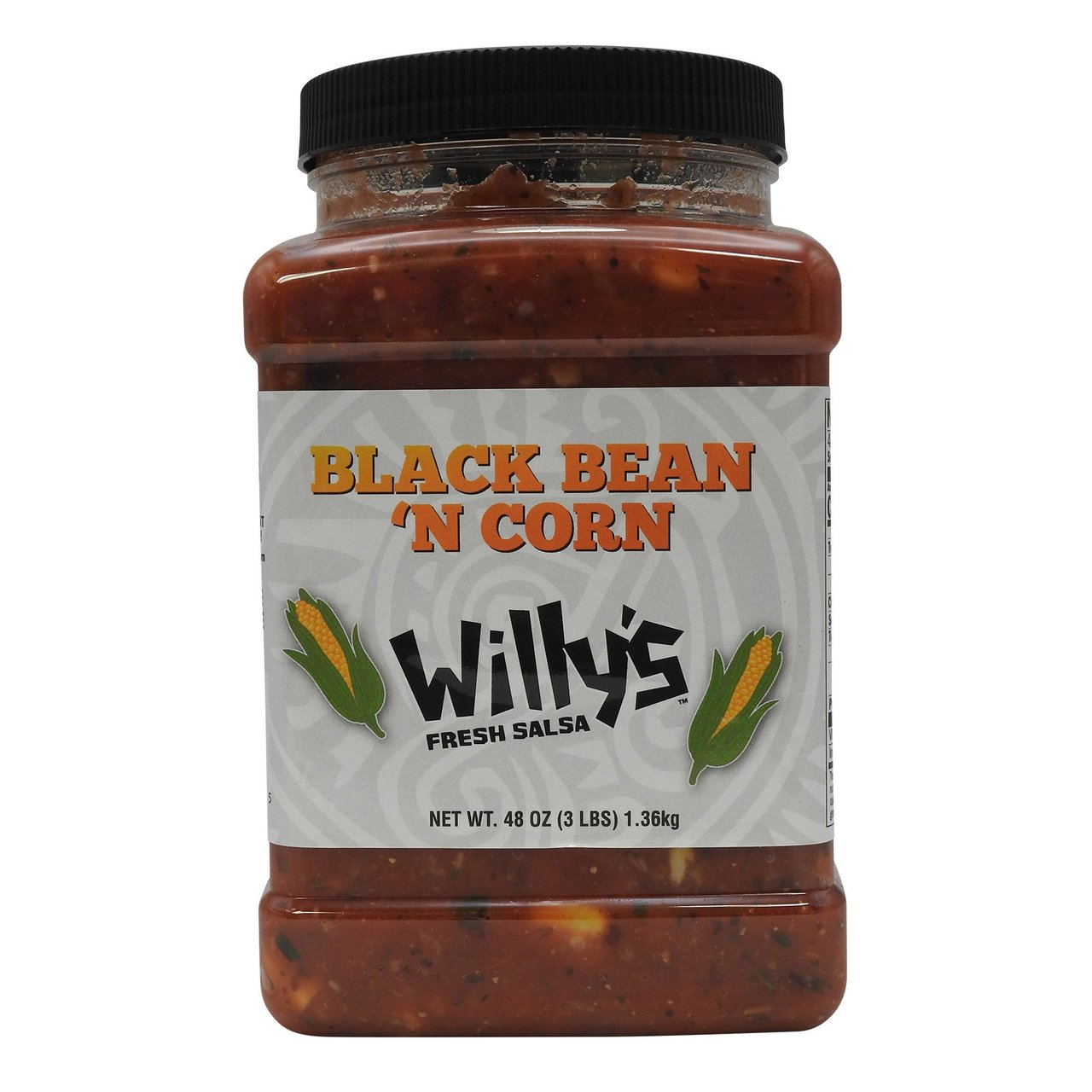 Willy's Fresh Salsa Black Bean 'N Corn Salsa 48 Ounce Container - Image 1