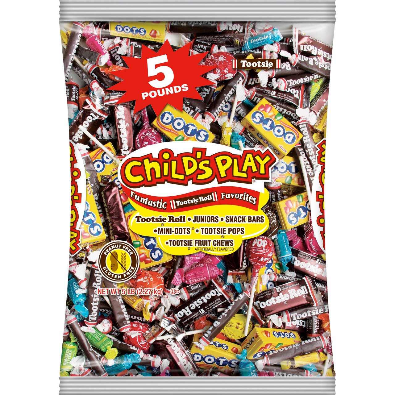 Tootsie Child's Play Variety Candy Bag, 5 lbs - Image 1