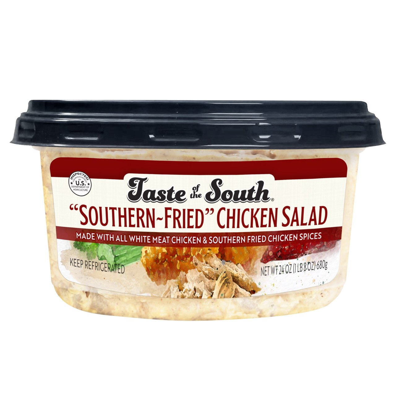 Taste of the South "Southern-Fried" Chicken Salad, 24 oz - Image 1