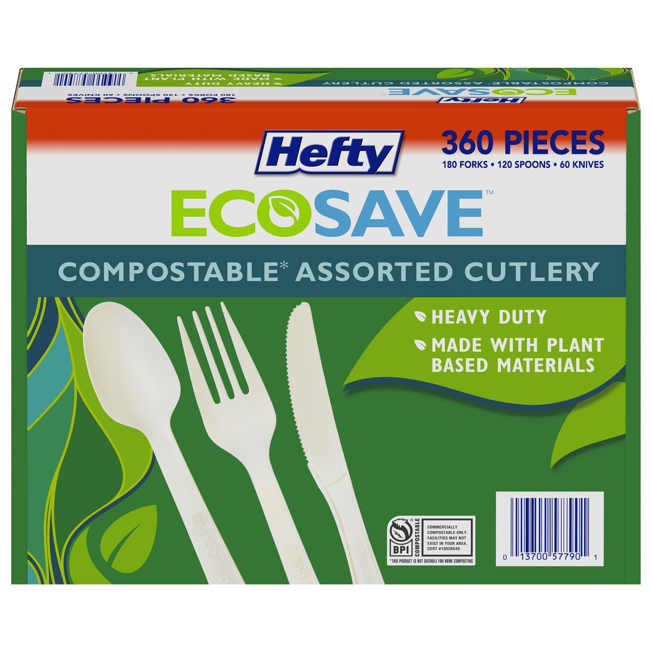 Hefty EcoSave Compostable Cutlery 360 CT