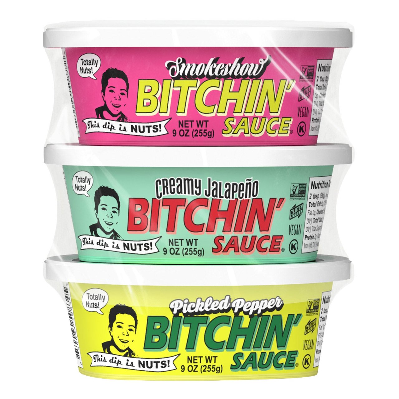 Bitchin' Sauce Totally Nuts! 3-Pack (3 x 9 oz) - Image 1