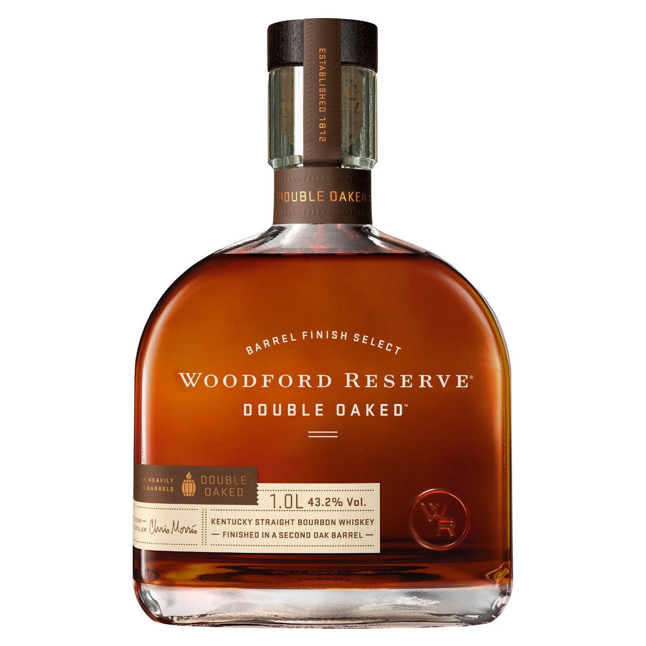 Woodford Reserve Double Oaked Bourbon Kentucky 1 Liter - Image 1