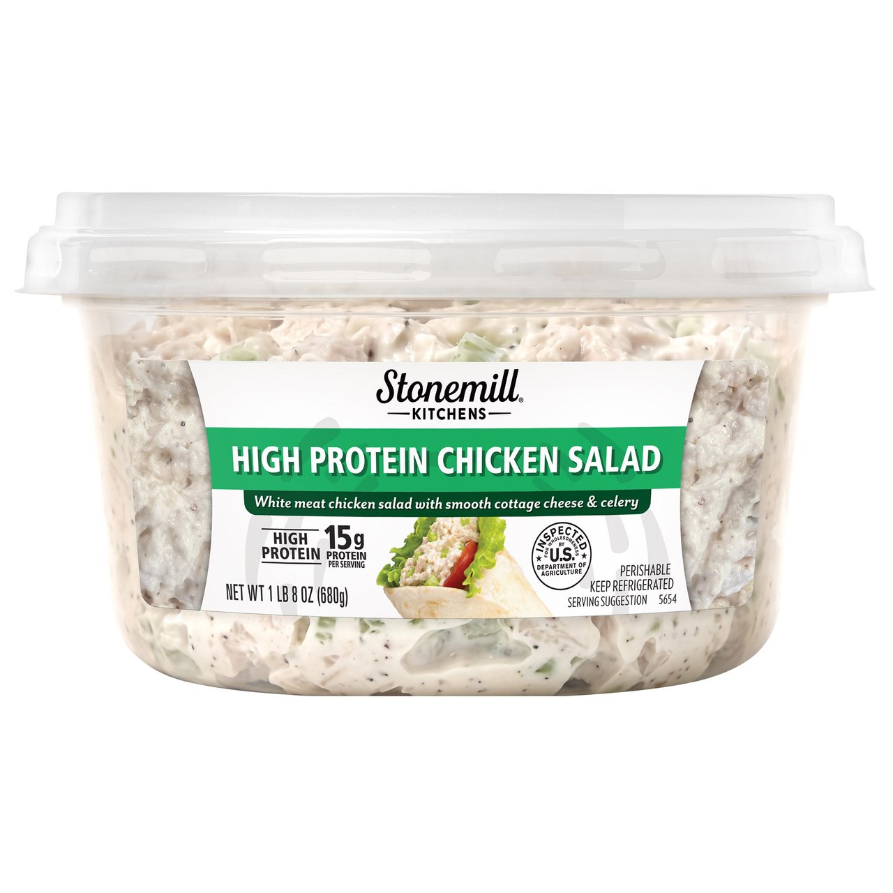STONEMILL KITCHENS HIGH PROTEIN CHICKEN SALAD 24OZ - Image 1
