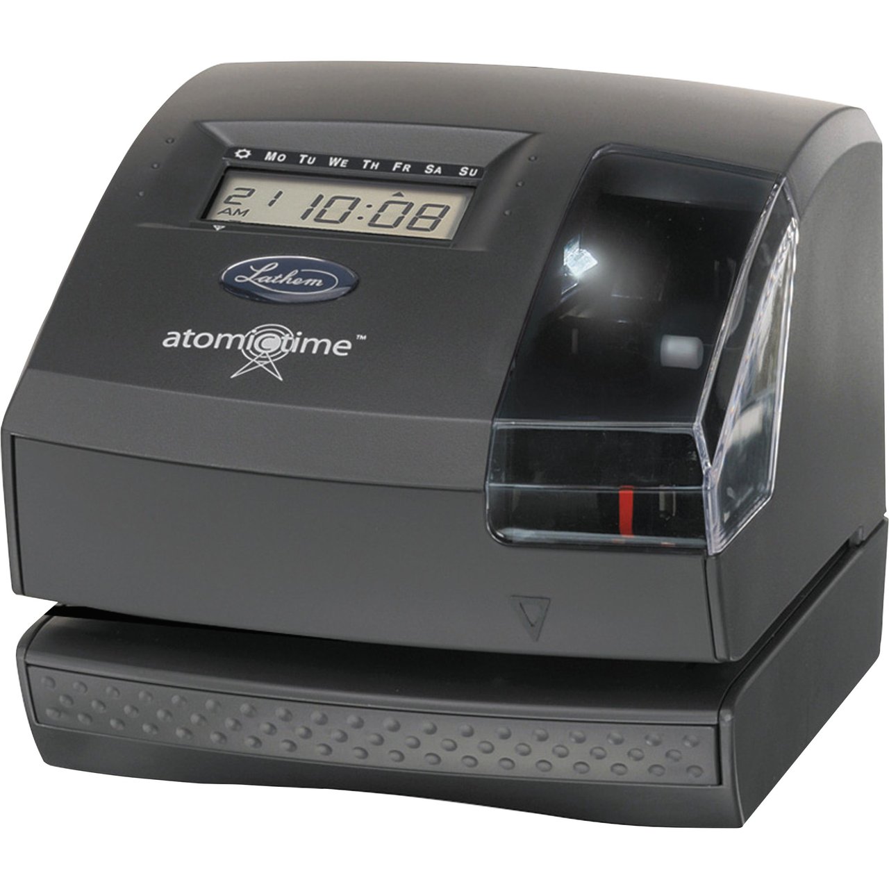 Lathem Time 1600E Wireless Atomic Time Recorder LTH1600E Dark Gray