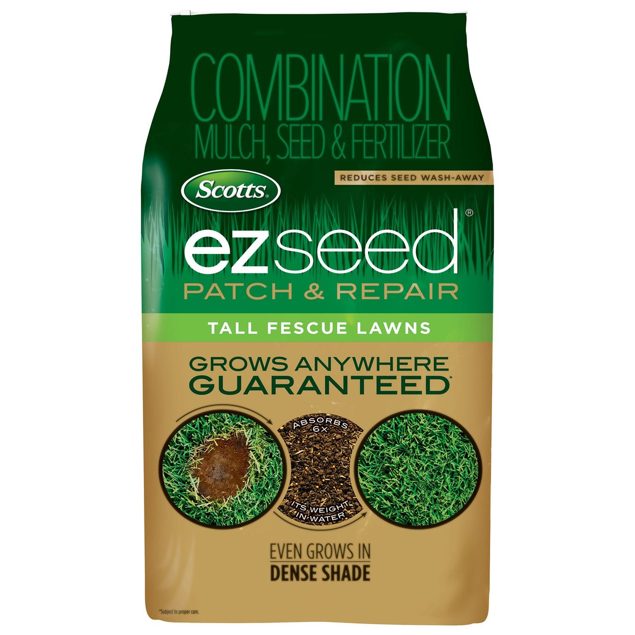 Scotts EZ Seed Tall Fescue Repair Seed + Mulch + Fertilizer 25 lb - Image 1