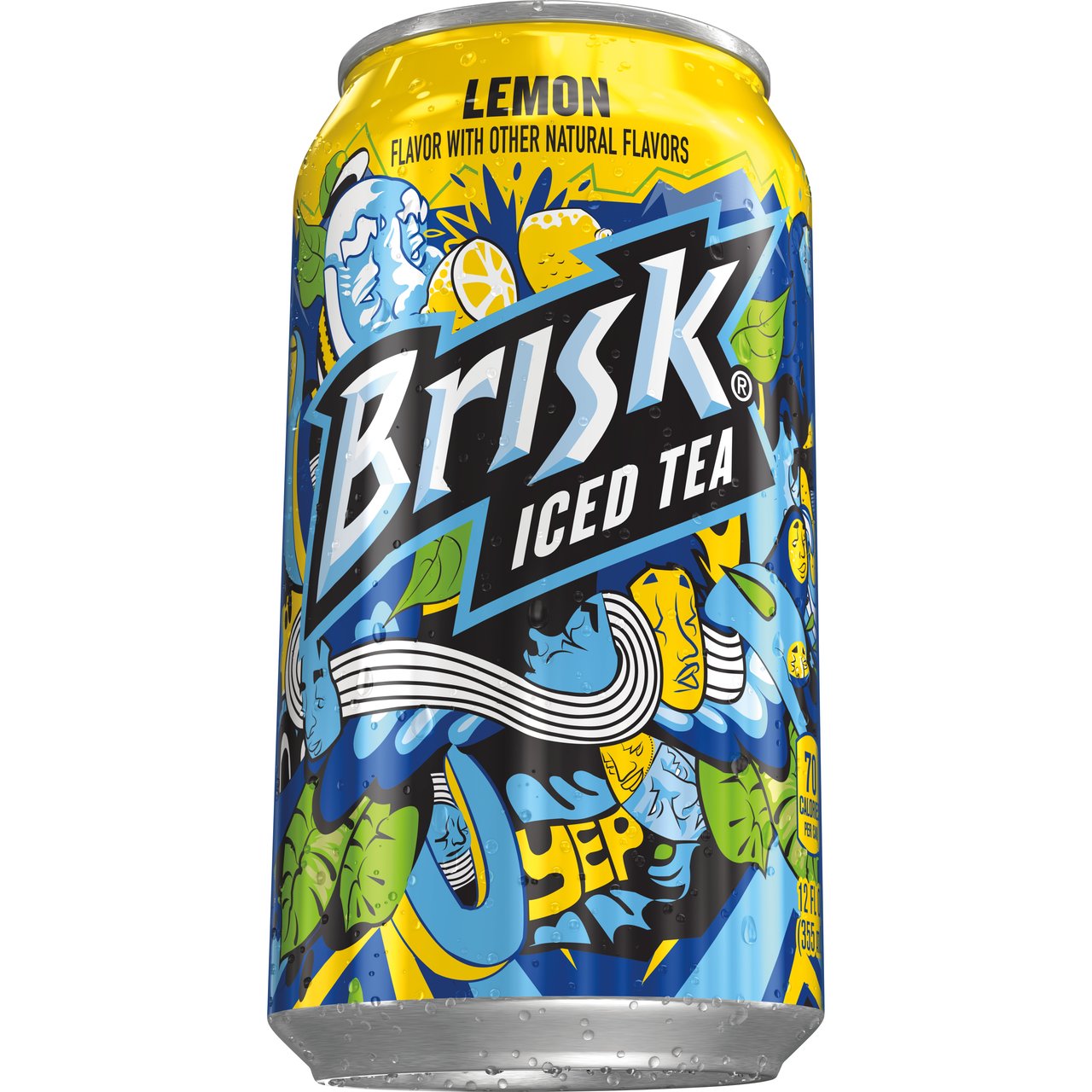 Lipton Brisk Lemon Iced Tea, 36/12 oz Cans - Image 1