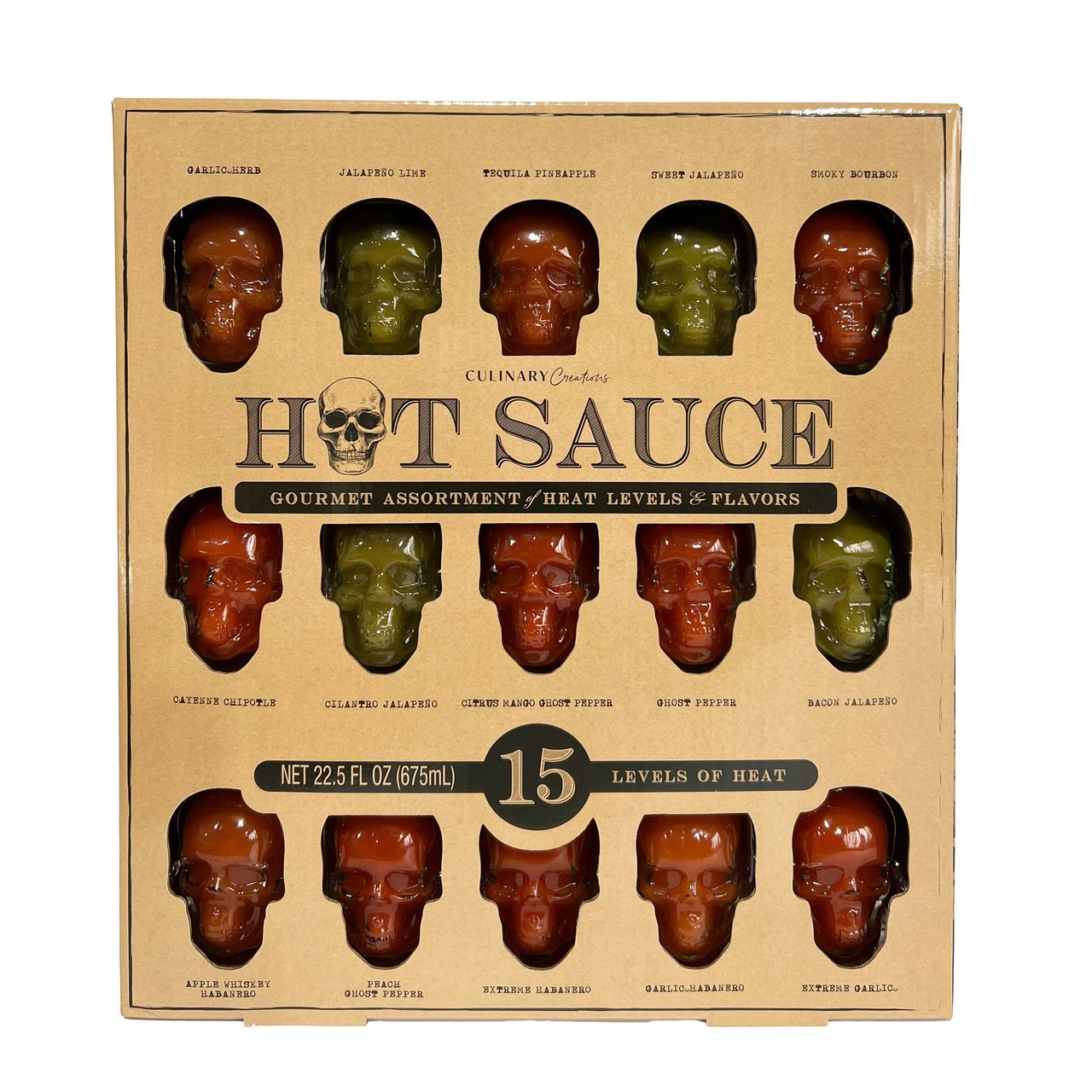 Culinary Creations Hot Sauce Variety 15/1.2oz (0.56 Qts) - Image 1