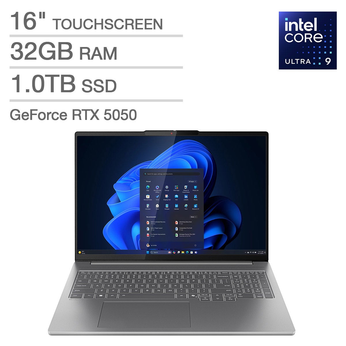 Lenovo IdeaPad Pro 5i 16" Touchscreen Core Ultra 9/32GB/1TB - Image 1
