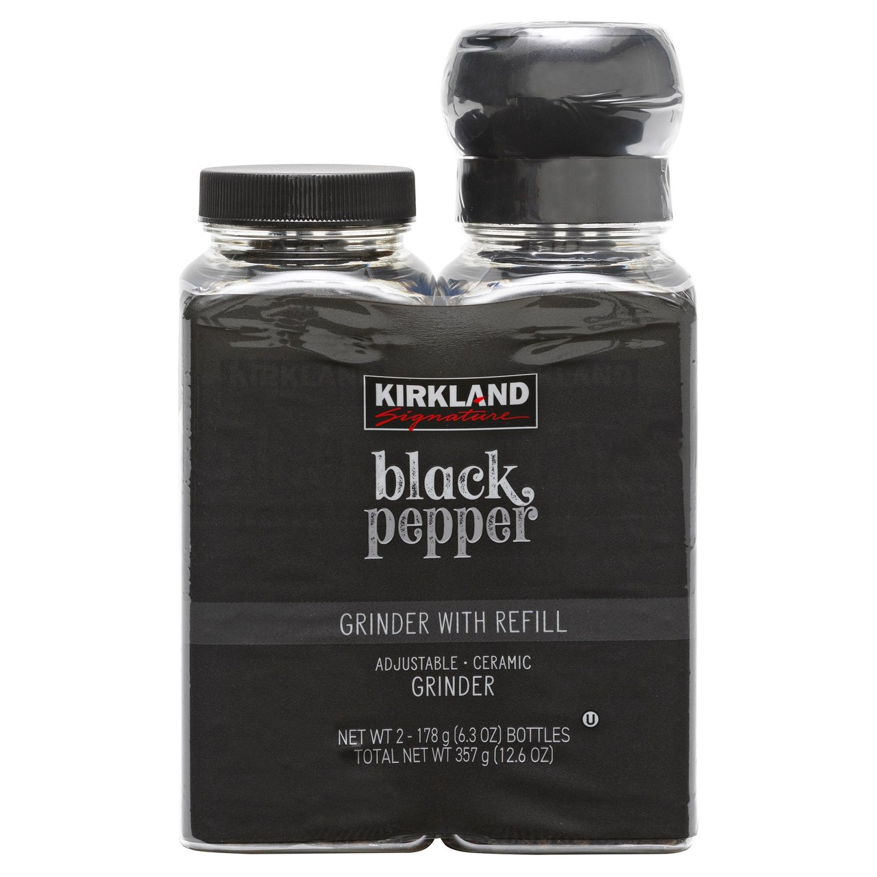 Kirkland Signature Black Pepper Grinder with Refill 12.6 oz - Image 1