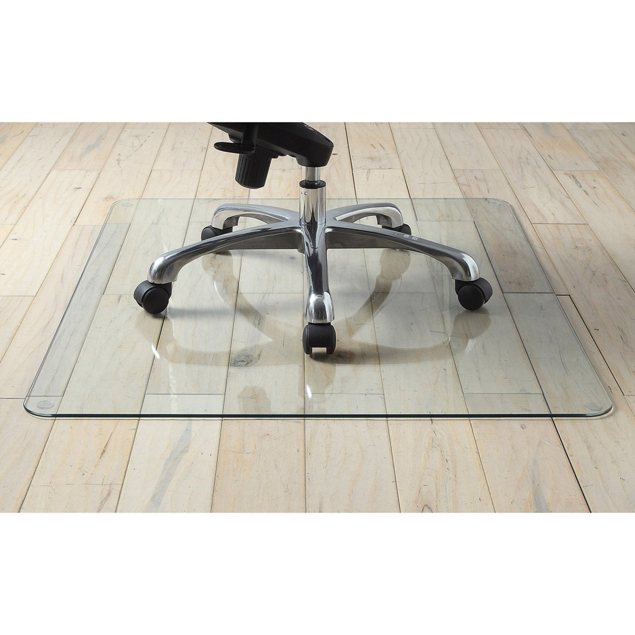 Lorell Tempered Glass Chair Mat 36" x 46" - Image 1