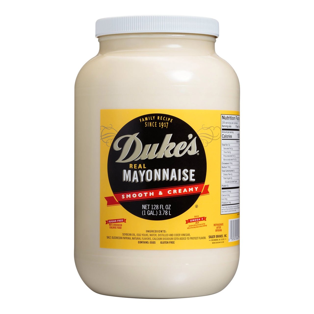 Duke's Real Mayonnaise, 1 Gallon - Image 1
