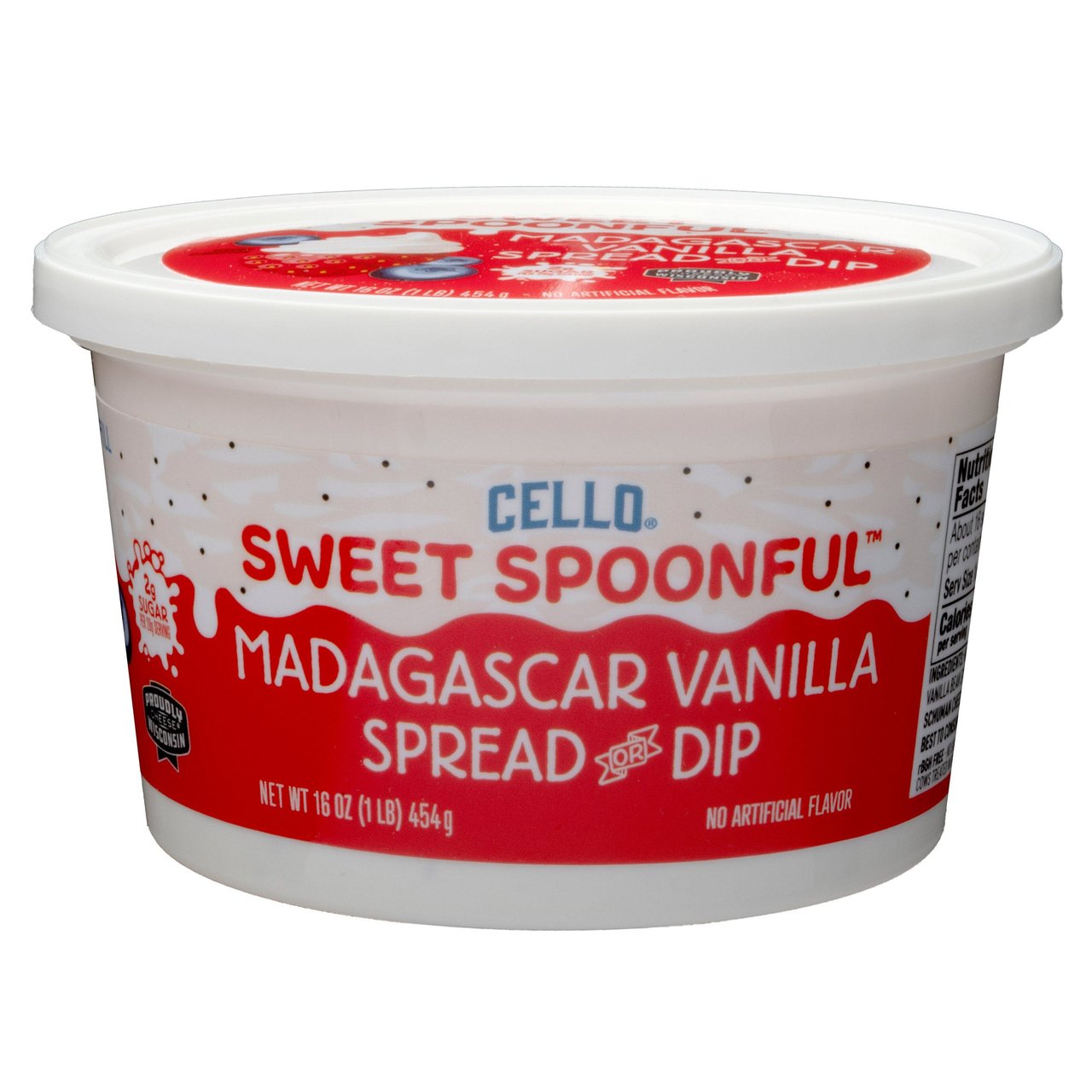 Cello Sweet Spoonfuls Vanilla Mascarpone Dip, 16 oz - Image 1