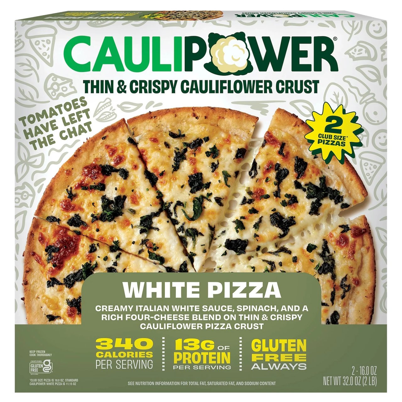CAULIPOWER White Pizza 2 Pack, 32 Ounces - Image 1
