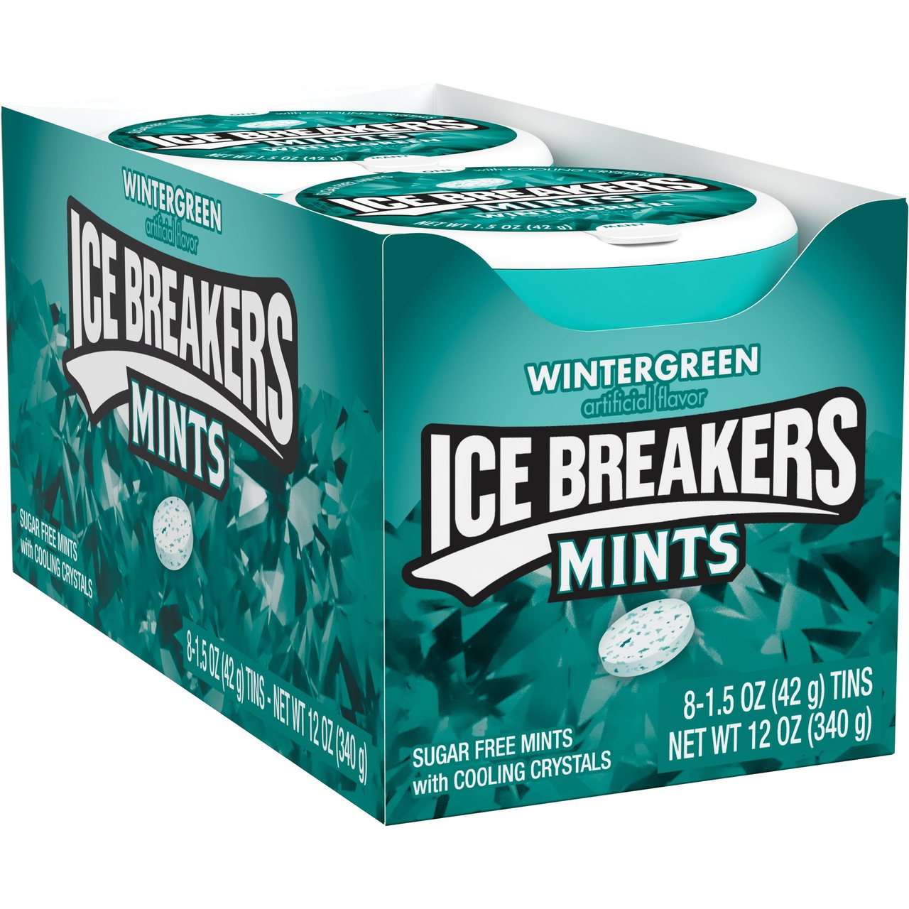 Ice Breakers Wintergreen Sugar Free Mints, 8 ct / 1.5 oz - Image 1