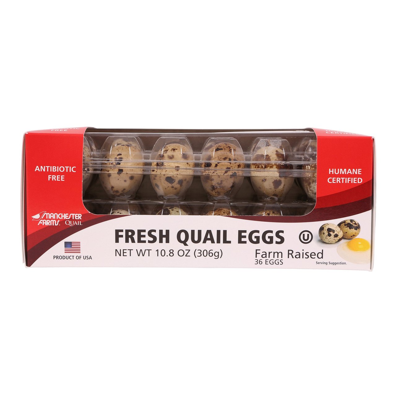 Manchester Farms Fresh Quail Eggs, 36 Count Package - Image 1