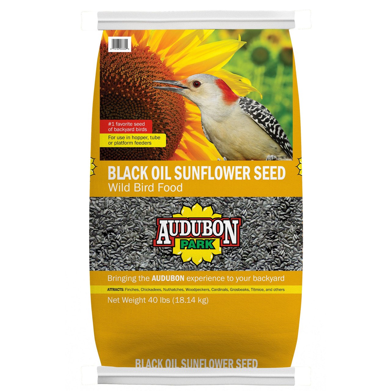 Audubon Park Black Oil Sunflower Seed 40 lbs - Image 1