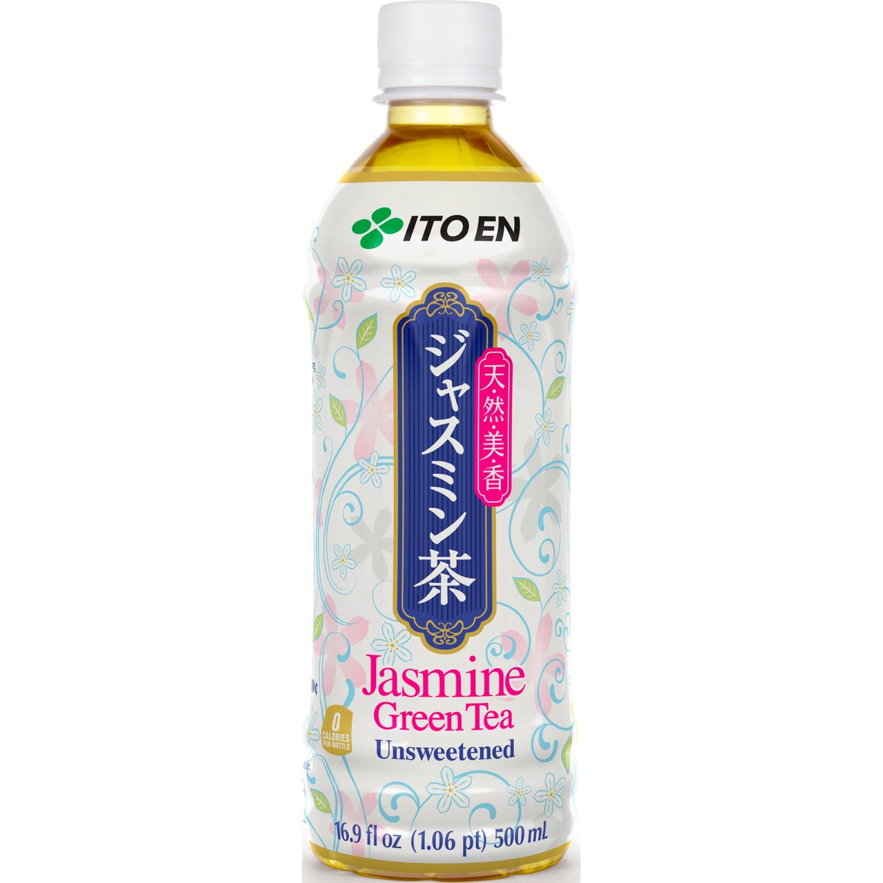 Ito En Jasmine Green Tea, Unsweetened, 16.9 fl oz, 12-Count - Image 1