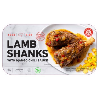 Cuisine Solutions Lamb Shank with Mango Chili Sauce (Per Pound)