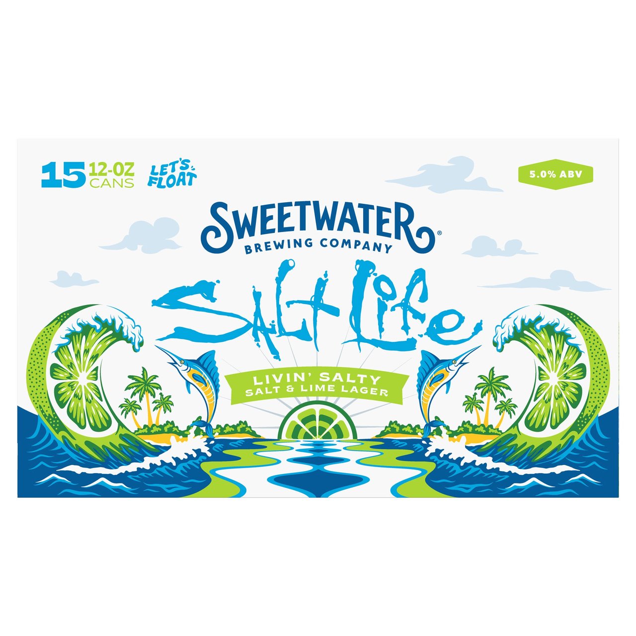 SweetWater Livin' Salty 15/12 oz Cans - Image 1