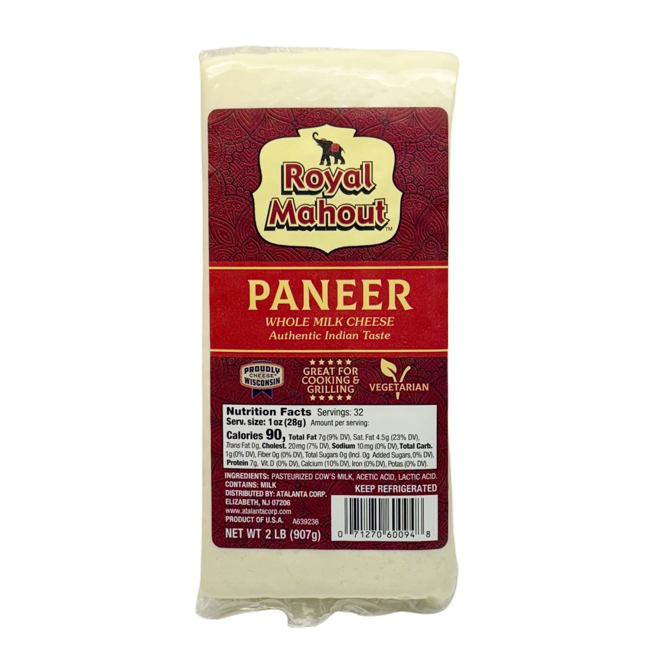 Royal Mahout Paneer Cheese 2 lb