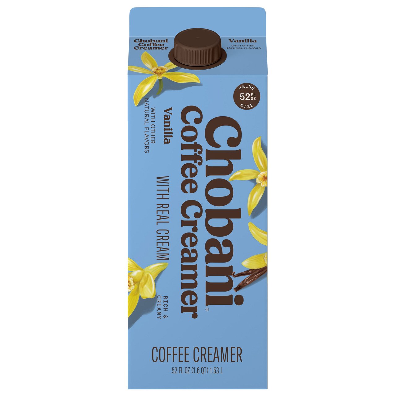 Chobani Vanilla Coffee Creamer, 52 oz - Image 1