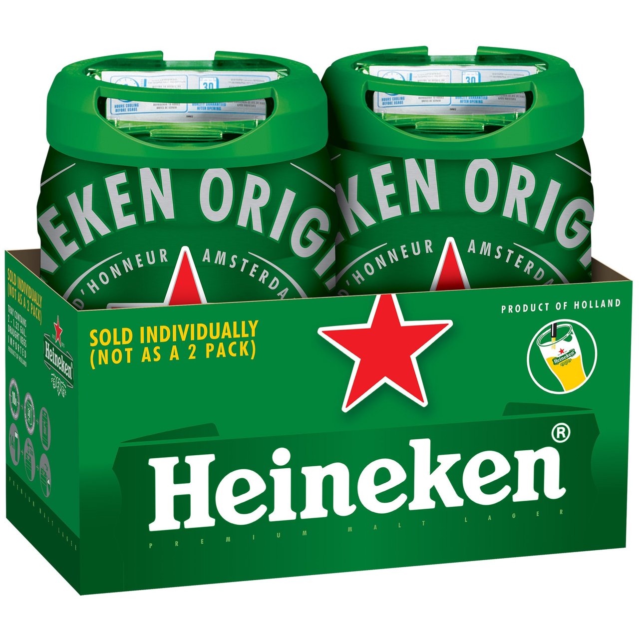 Heineken Draught Beer 5 Liter Keg