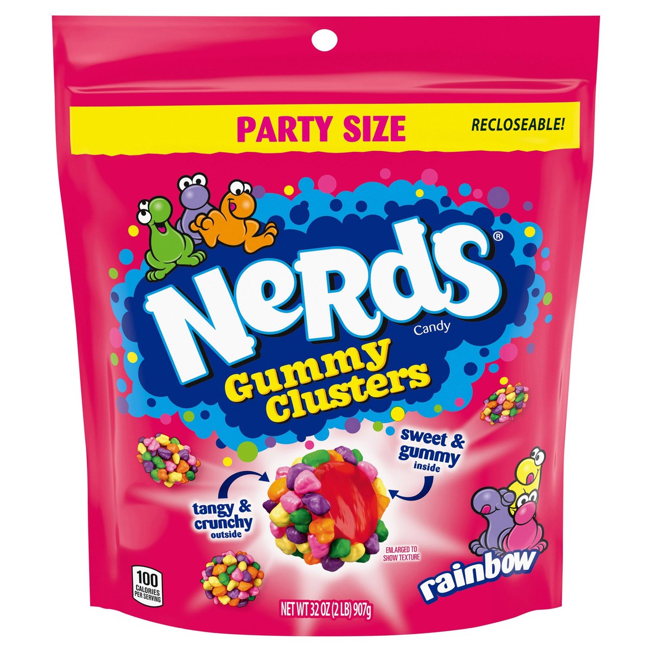 Nerds Rainbow Gummy Clusters 32 oz - Image 1