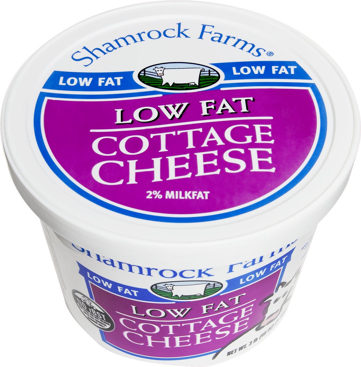 Shamrock Farms Low Fat Cottage Cheese 3 lbs - Image 1