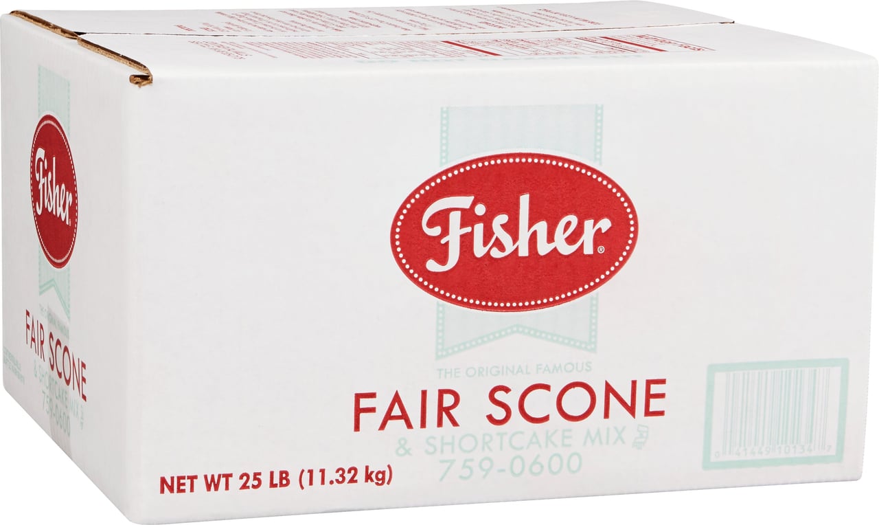 Fisher Fair Scone Mix, 25 lb