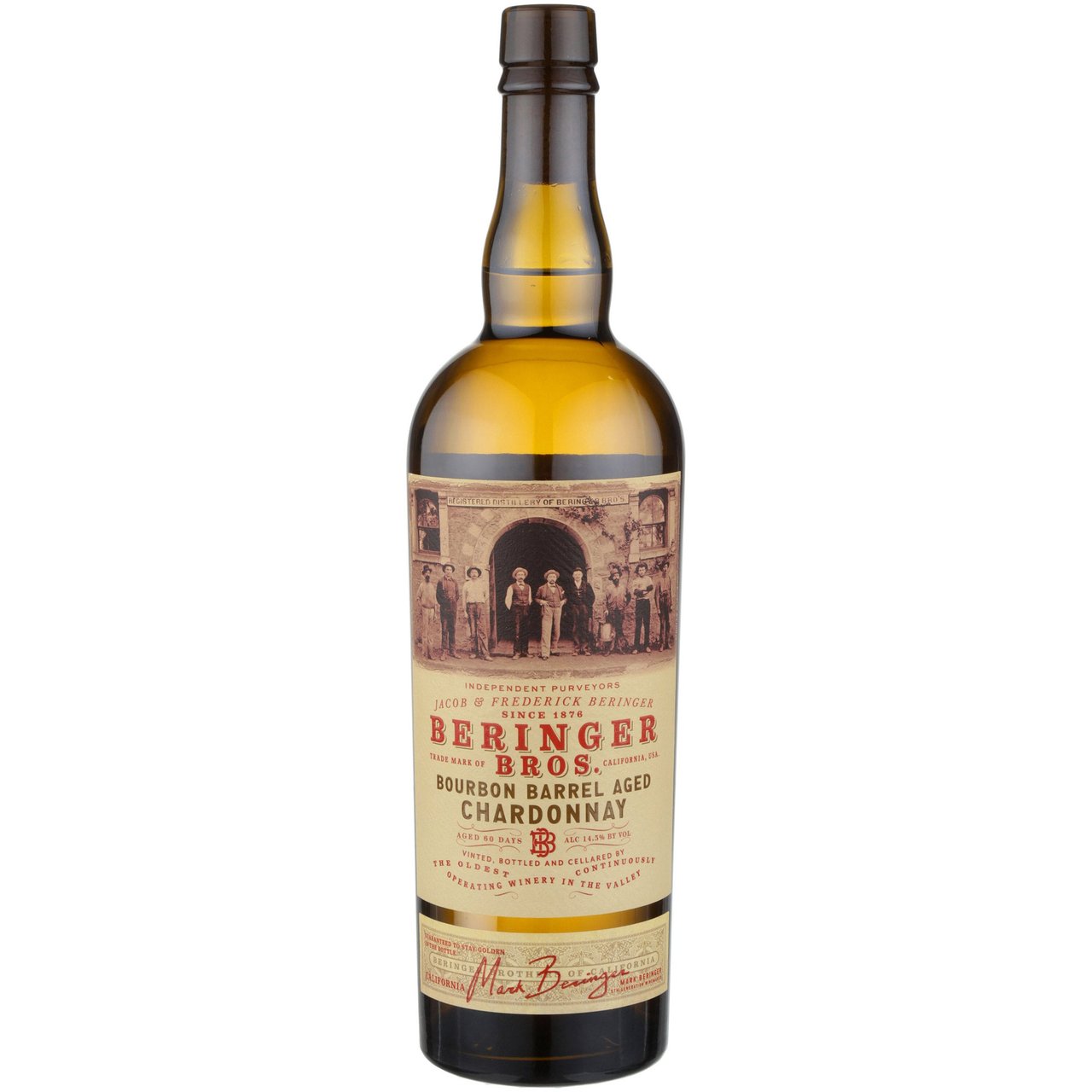 Beringer Bros. Bourbon Barrel Aged Chardonnay California 750ML