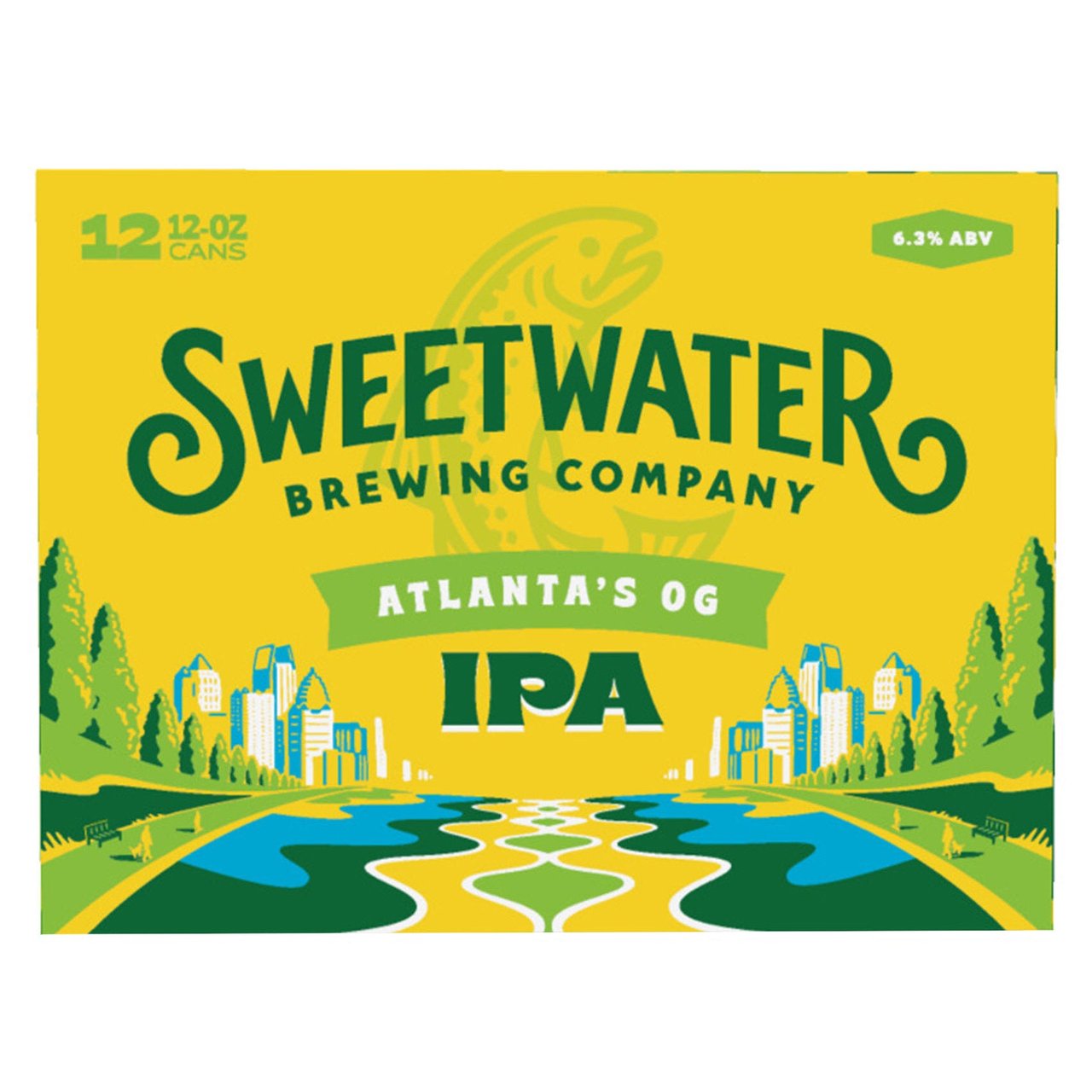 SweetWater OG IPA 15-Pack 12 oz Cans - Image 1