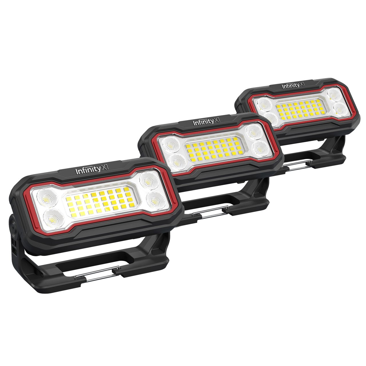 Infinity X1 2500 Lumen Rechargeable Worklight, 3-Pack - Image 1