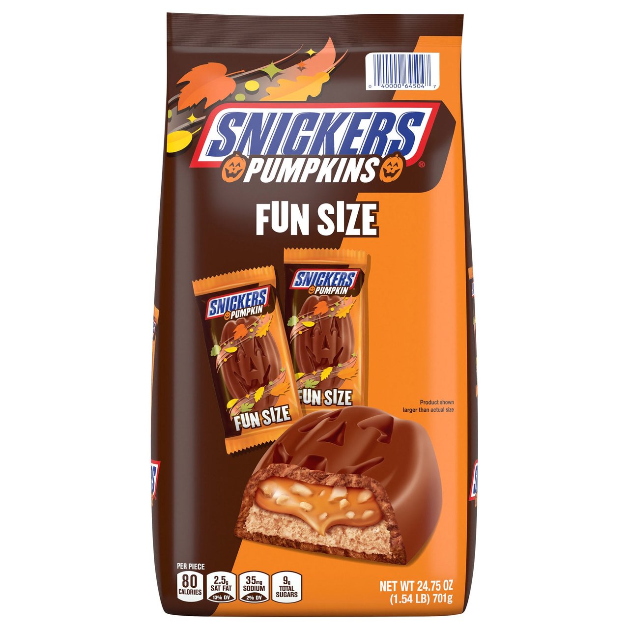 Snickers Pumpkins Fun Size 24.75 oz - Image 1