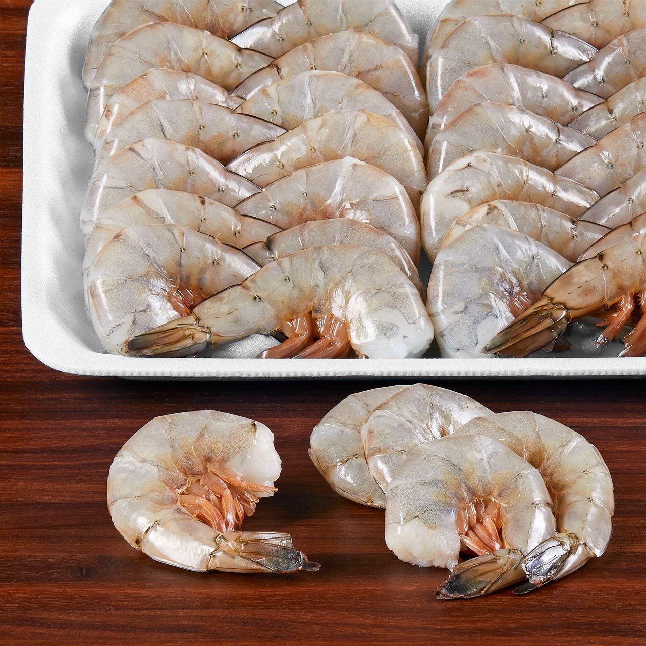 U-15 Wild White Shrimp 3 lb Bag - Image 1