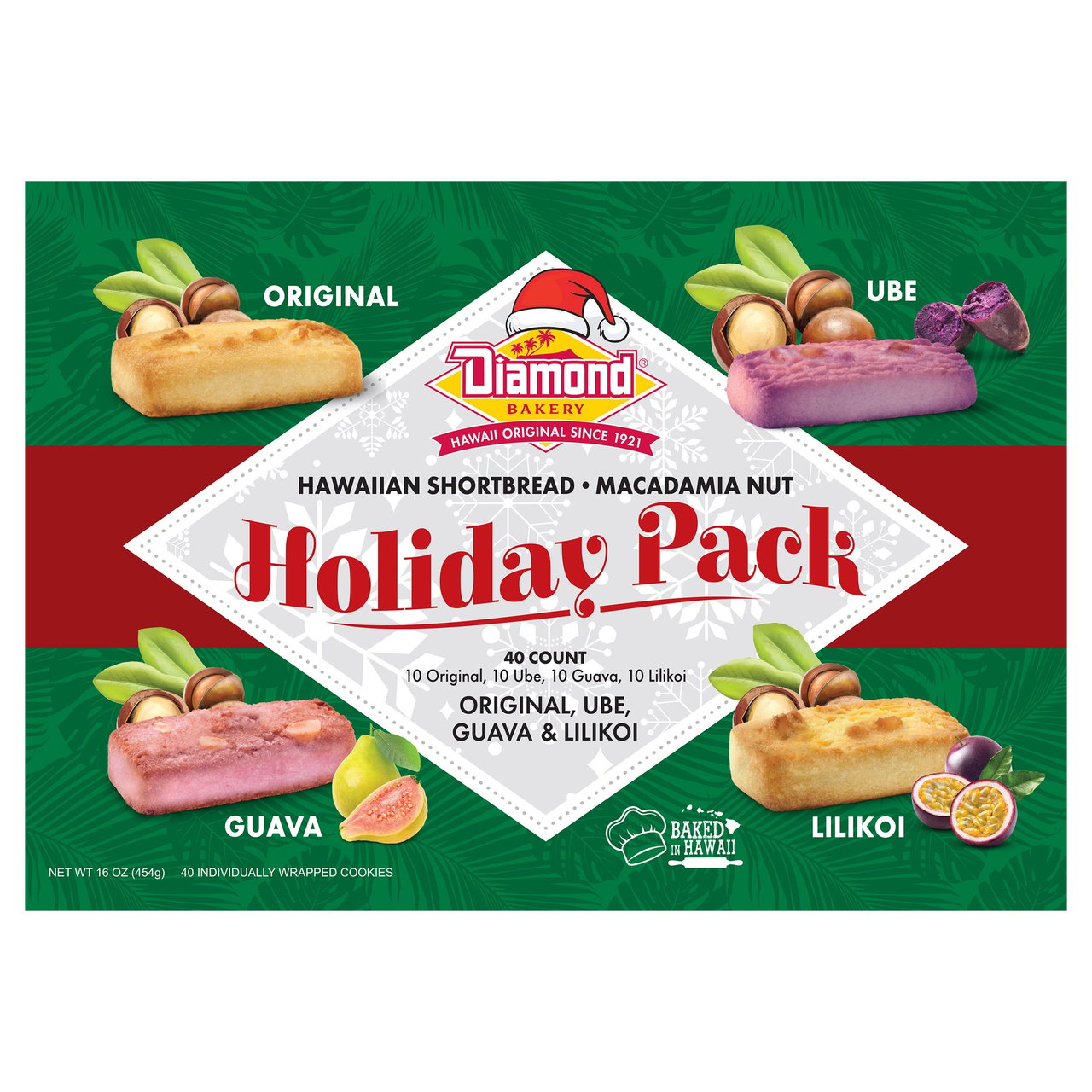 Diamond Bakery Holiday Shortbread Cookies 40 CT - Image 1