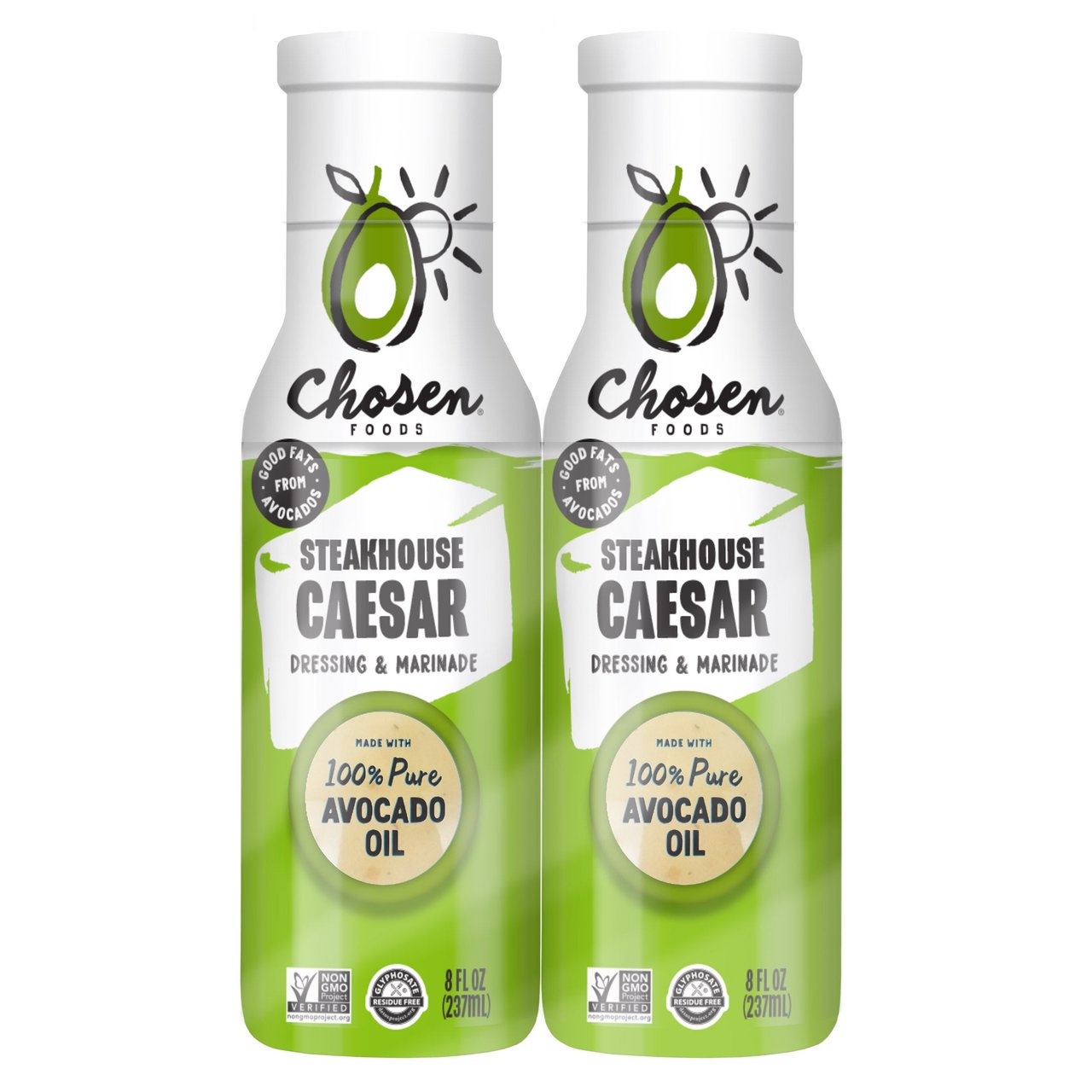 Chosen Foods Steakhouse Caesar Dressing 2/8 oz - Image 1