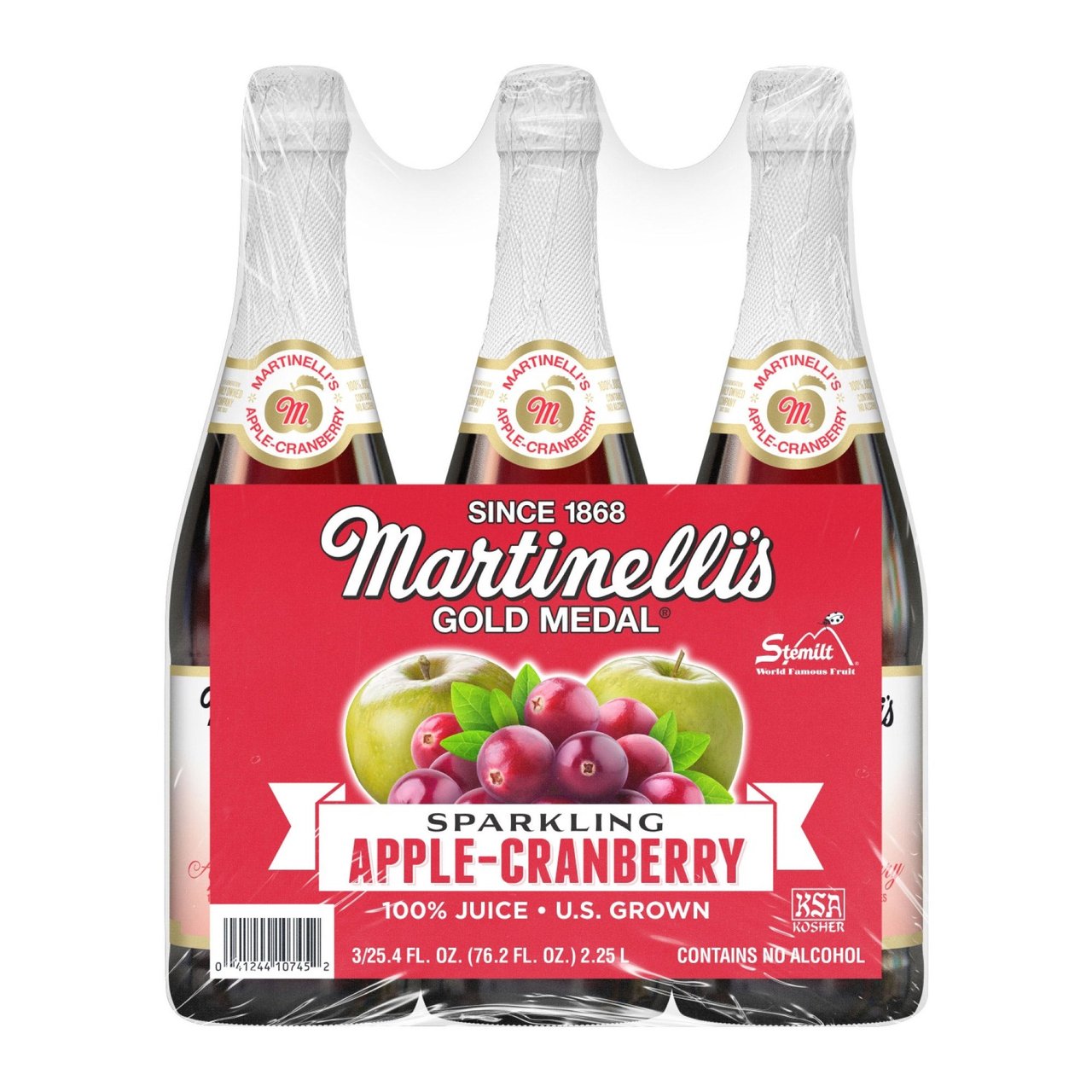 Martinelli's Sparkling Apple-Cranberry 3/25.4 oz