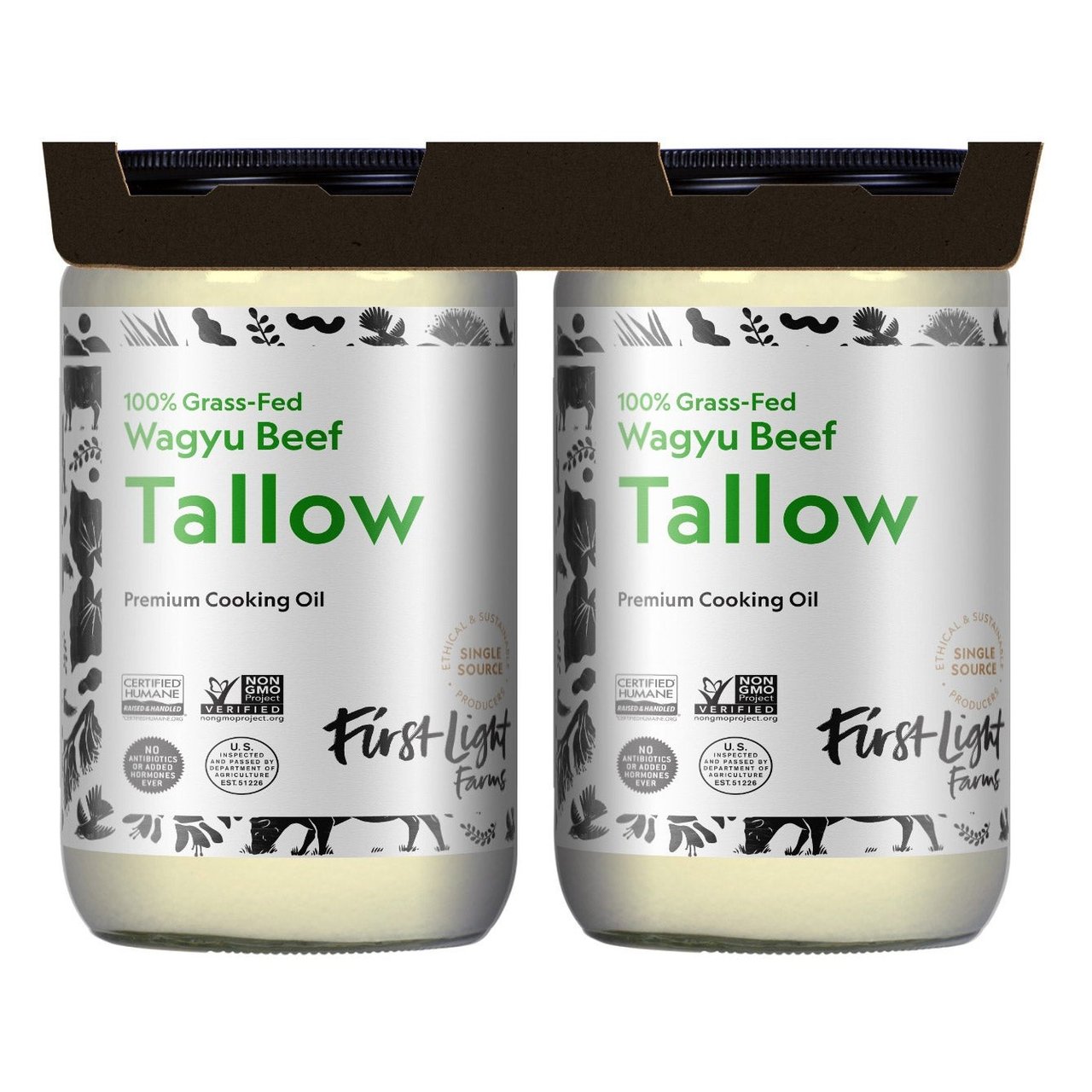 First Light Farms 100% Wagyu Beef Tallow 2/14 oz - Image 1